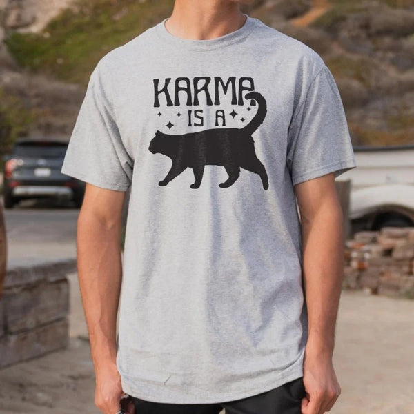 Karma is a Cat Men's T-Shirt