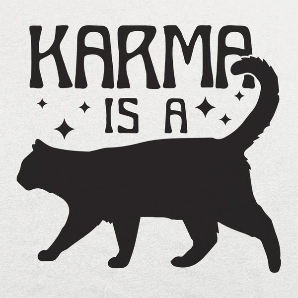 Karma is a Cat Kids' T-Shirt