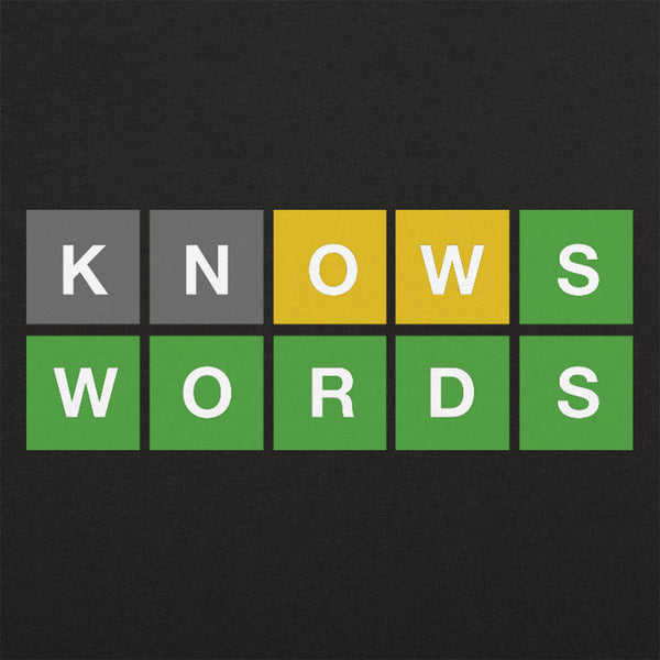 Knows Words Men's T-Shirt