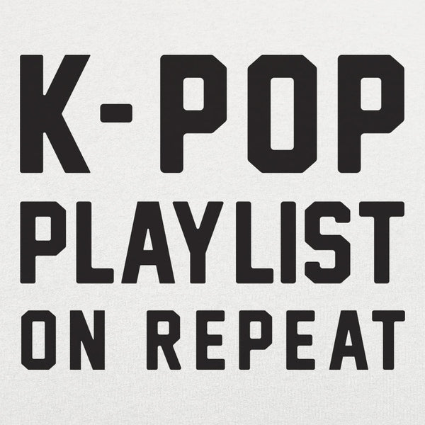 K-Pop Playlist On Repeat Kids' T-Shirt