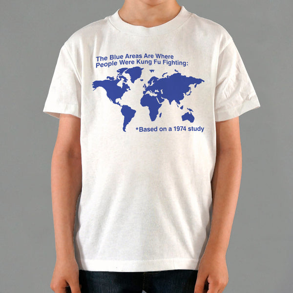 Kung Fu Map Kids' T-Shirt