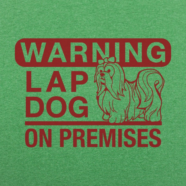 Lap Dog Warning Men's T-Shirt