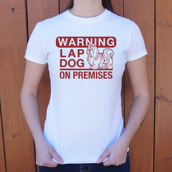 Lap Dog Warning Women's T-Shirt