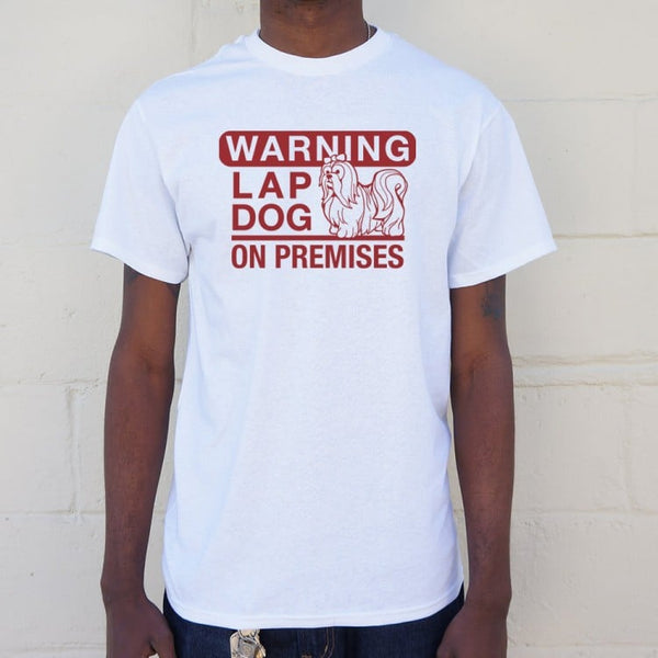 Lap Dog Warning Men's T-Shirt