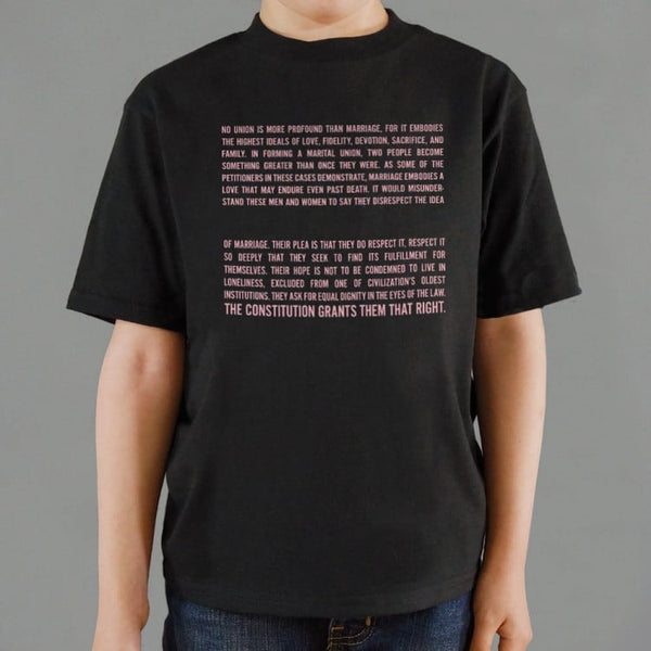 Marriage Equality Ruling Kids' T-Shirt