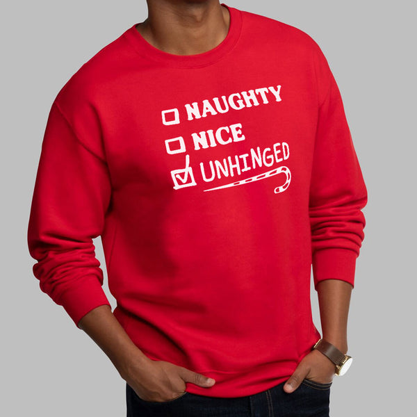 Naughty Nice Unhinged Sweater