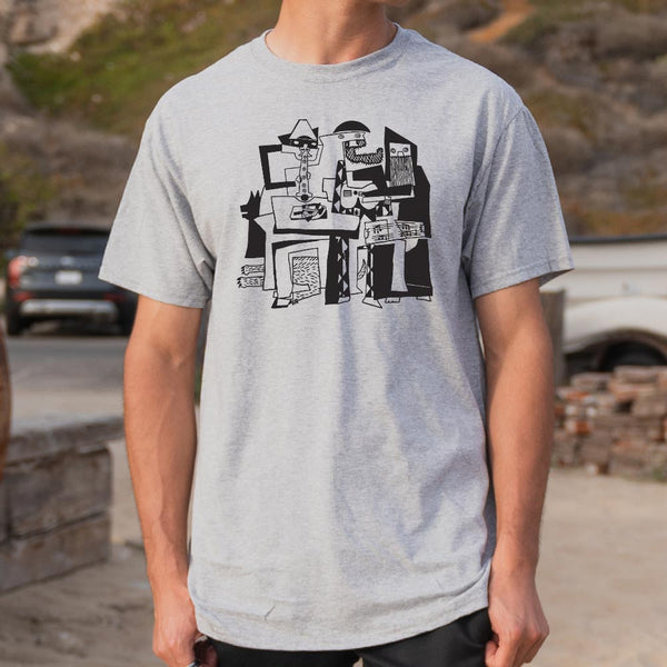 Picasso 3 Musicians 1921 Men's T-Shirt