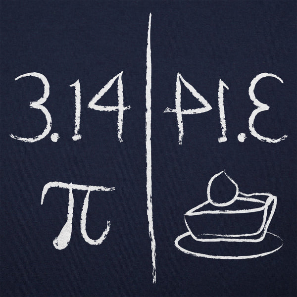 Pi Mirrors Pie Men's T-Shirt