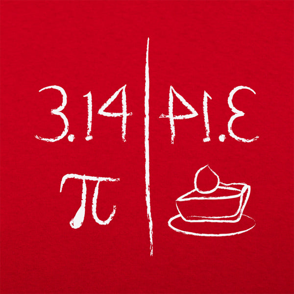 Pi Mirrors Pie Men's T-Shirt