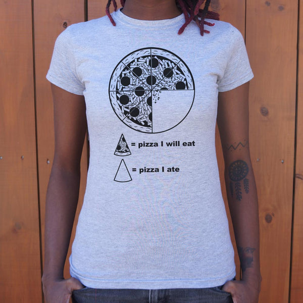 Pizza Pie Chart Women's T-Shirt