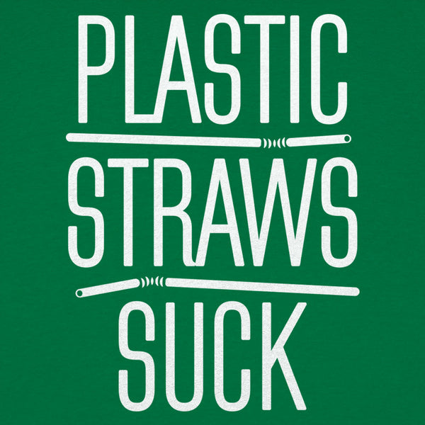 Plastic Straws Suck Men's T-Shirt