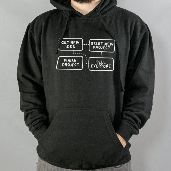 Project Flow Chart Hoodie