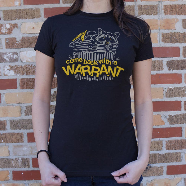 Raccoon Warrant Women's T-Shirt