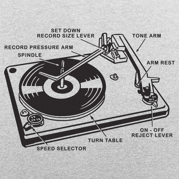 Record Player Anatomy Women's T-Shirt