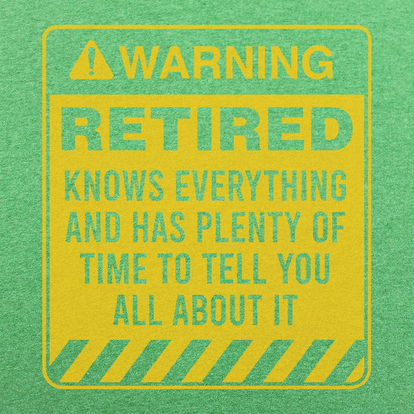 Retired Warning Men's T-Shirt