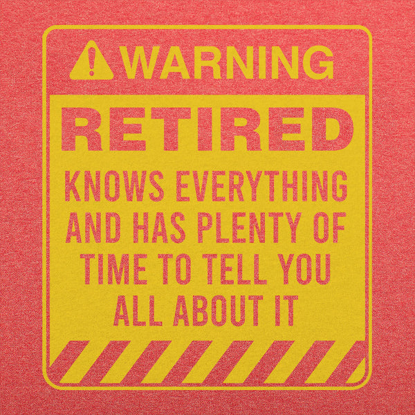 Retired Warning Men's T-Shirt