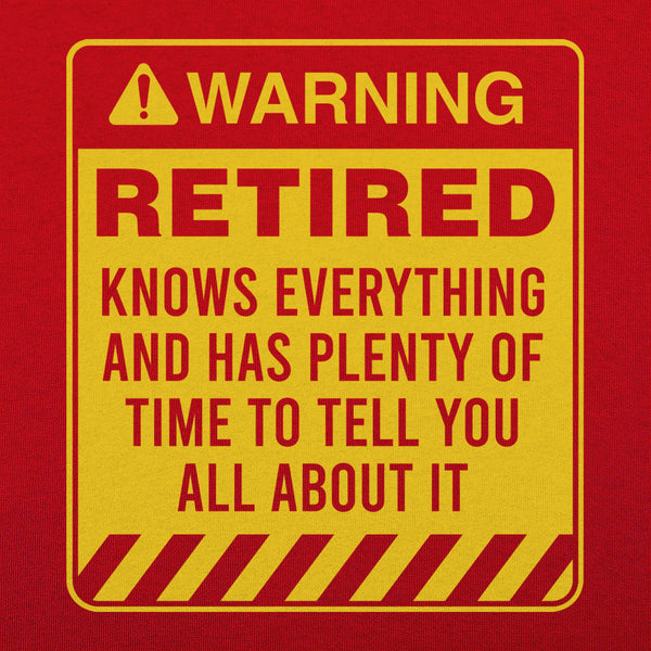 Retired Warning Men's T-Shirt