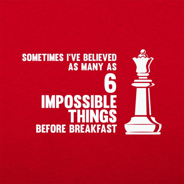 Six Impossible Things Men's T-Shirt