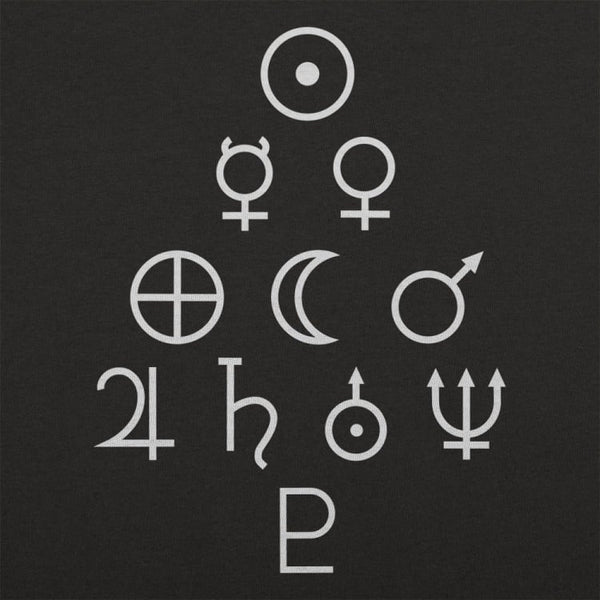Solar System Symbols Women's T-Shirt