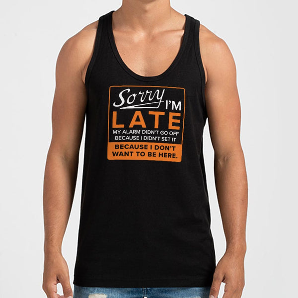 Sorry Alarm Men's Tank