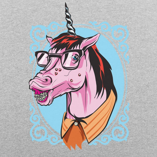 Unicorn Nerd Full Color Men's T-Shirt