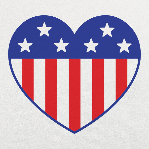 US Flag Heart Kids' T-Shirt