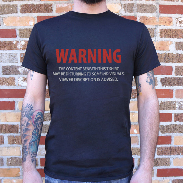 Viewer Discretion Advised Men's T-Shirt