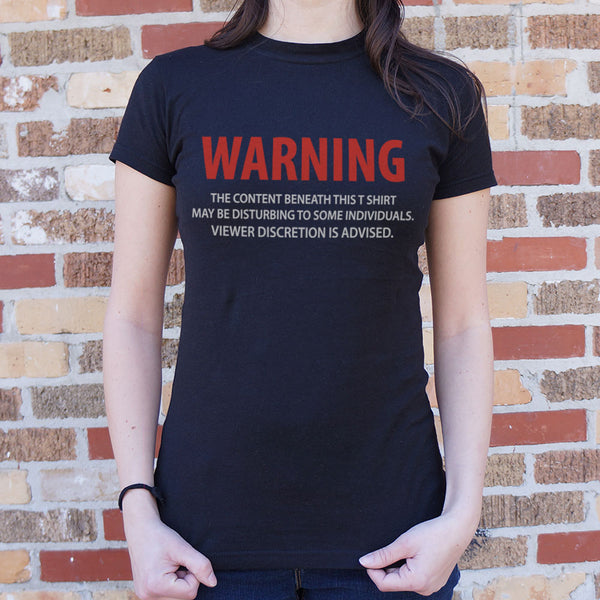 Viewer Discretion Advised Women's T-Shirt