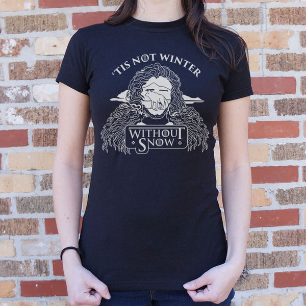 Not Winter Without Snow Women's T-Shirt
