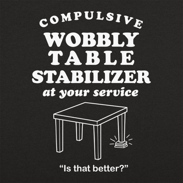 Wobbly Table Stabilizer Men's T-Shirt