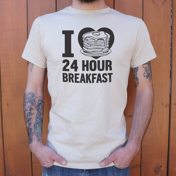 24-Hour Breakfast Men's T-Shirt