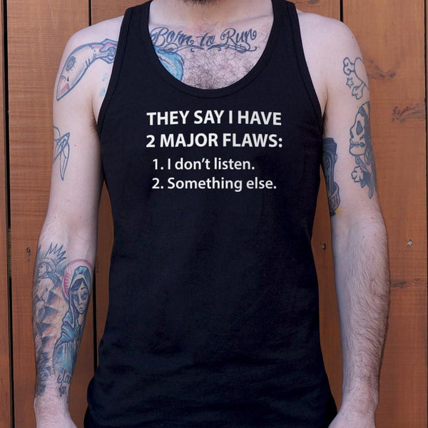 2 Major Flaws Men's Tank Top