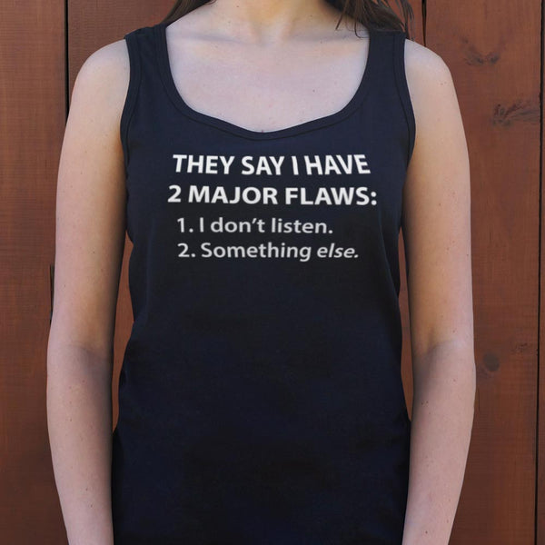 2 Major Flaws Women's Tank Top