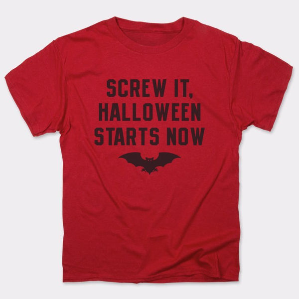 Screw It Halloween Starts Now Men's T-Shirt