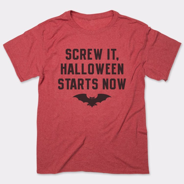 Screw It Halloween Starts Now Men's T-Shirt