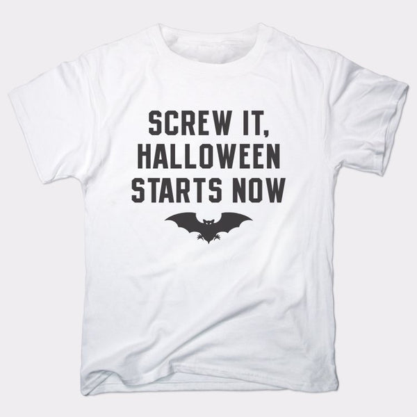 Screw It Halloween Starts Now Men's T-Shirt