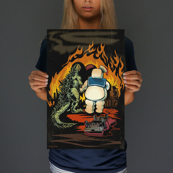 A Puft Zilla Moment Print