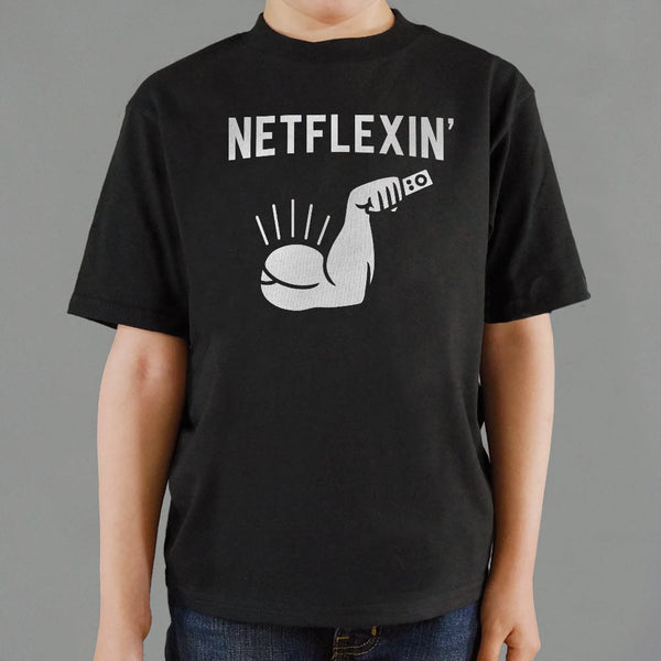 Netflexin'  Kids' T-Shirt