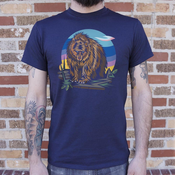 Polygon Bear Full Color Men's T-Shirt