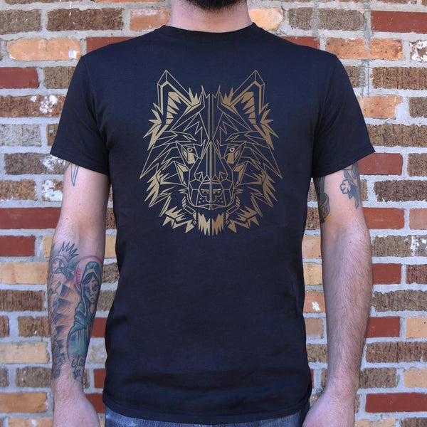 Polygon Wolf Men's T-Shirt