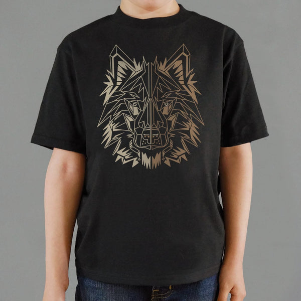 Polygon Wolf Kids' T-Shirt