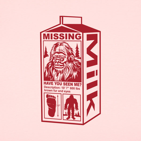 Sasquatch Milk Carton Women's T-Shirt