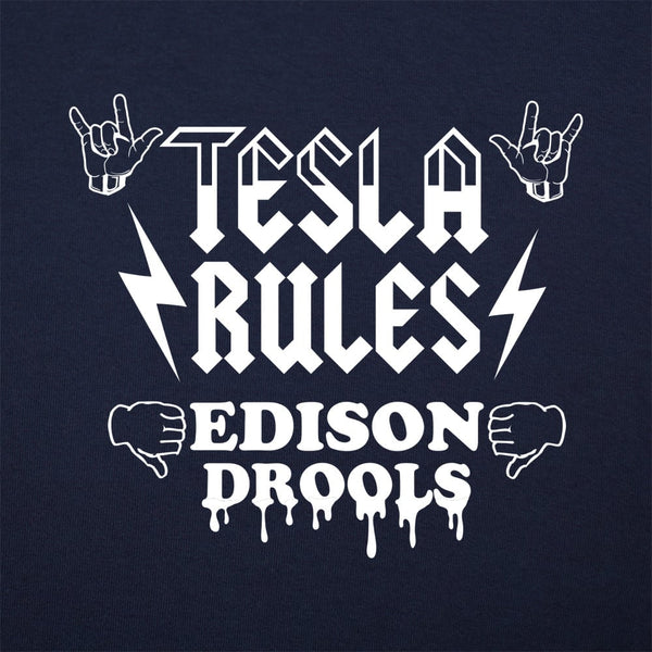 Tesla Rules Edison Drools Women's T-Shirt