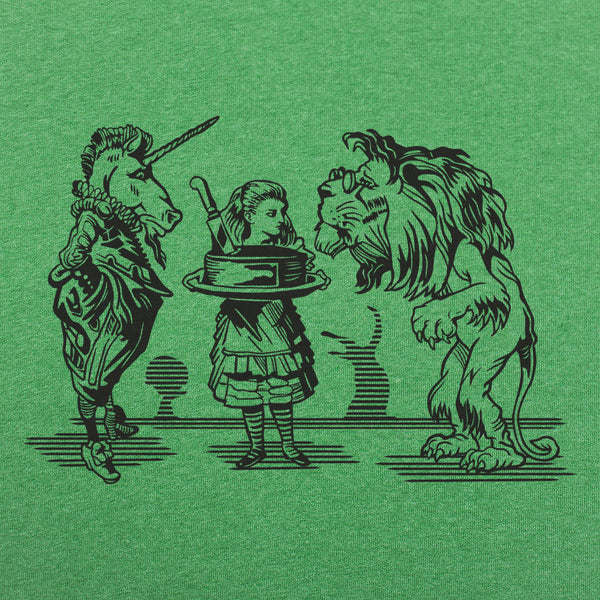 Alice And Unicorn Men's T-Shirt