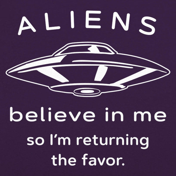 Aliens Believe In Me Men's T-Shirt