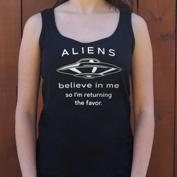 Aliens Believe In Me Women's Tank Top