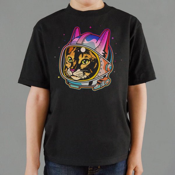Astro Cat Full Color Kids' T-Shirt