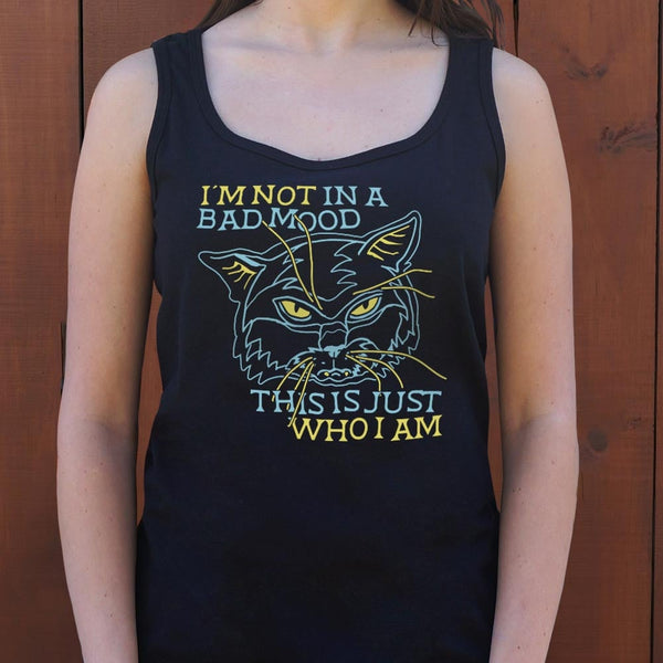 Bad Mood Cat Women's Tank Top