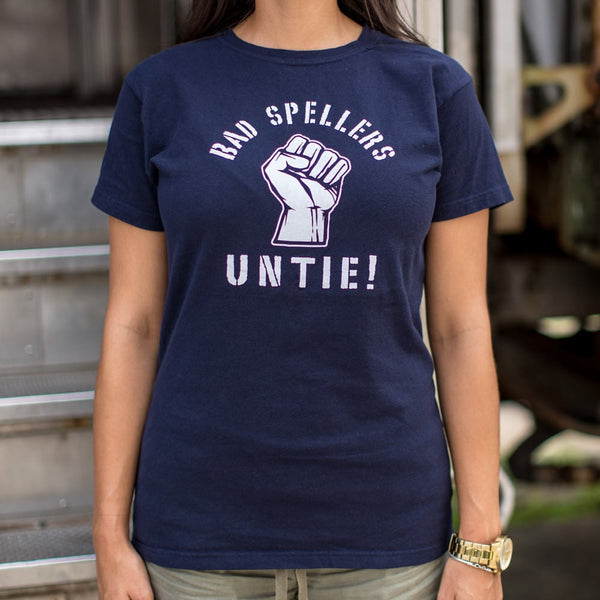 Bad Spellers Untie Women's T-Shirt