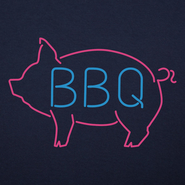 BBQ Pig Neon Men's T-Shirt